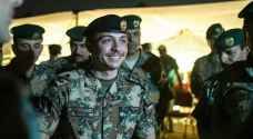 HRH Prince Al Hussein attends military exercise with Haqiq knights