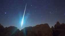 Meteor showers to fire up Jordan's skies