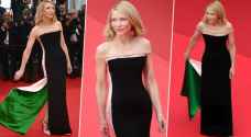 Cate Blanchett wears Palestinian-themed dress at Cannes Film Festival