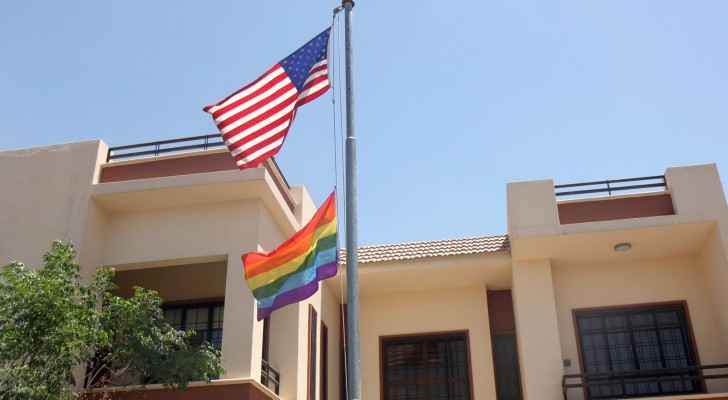 The US Consul General in Erbil raised the rainbow flag last weekend. 