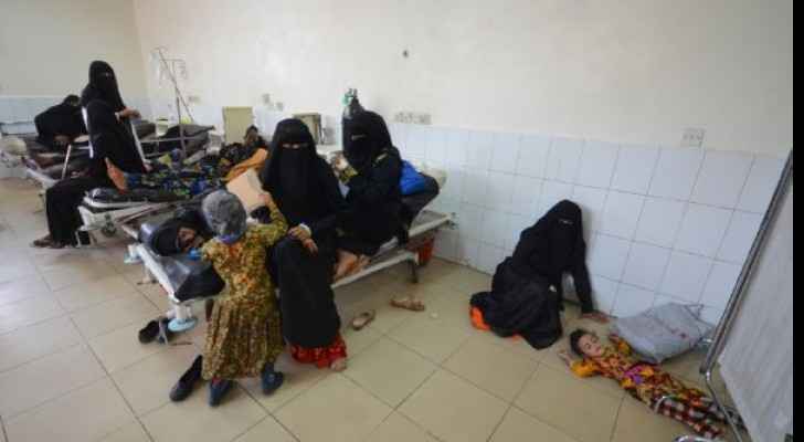 Yemeni patients suffering from cholera: Image courtesy of Notey