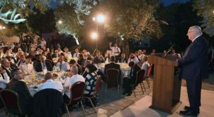 The iftar was held at the Israeli President's home in Tel Aviv. 