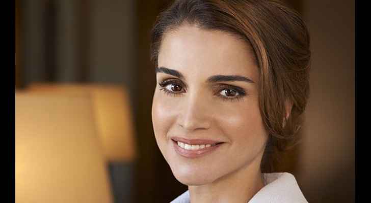 Queen Rania at the QRTA iftar dinner. 