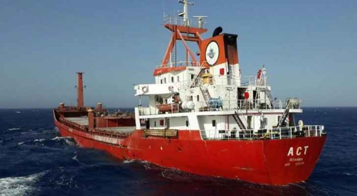 The Greek port police said they had received an "anonymous call" saying the ship was "transporting drugs".