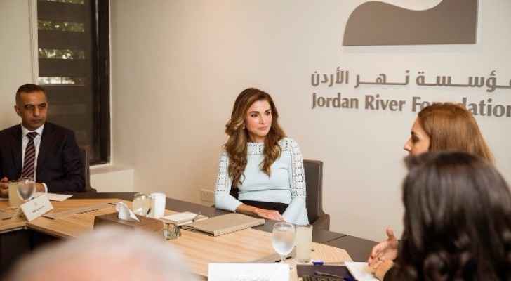 Her Majesty Chairs Annual JRF Board Meeting. (Press Department of Queen Rania's Office)