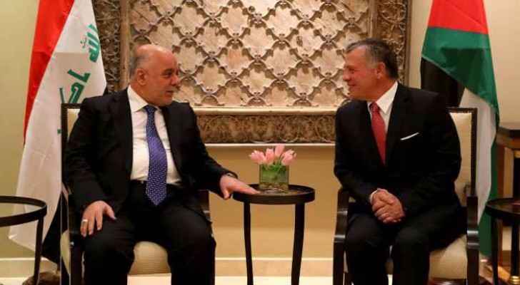 His Majesty King Abdullah II and the Iraqi Prime Minister Nouri Maliki. (File photo) 