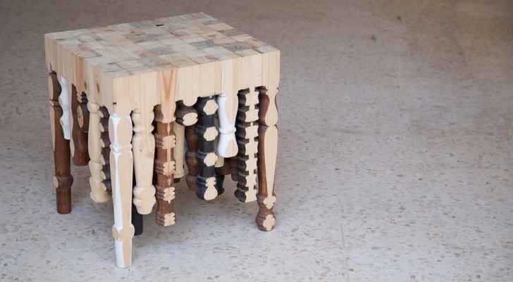 A chair made by a Jordanian designer that went on display during Amman Design Week. (Amman Design Week's website)