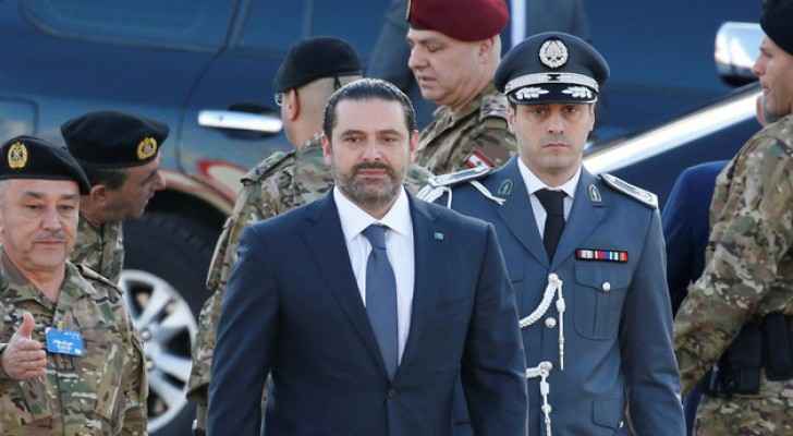 Saad Hariri in Beirut on Wednesday (Reuters)