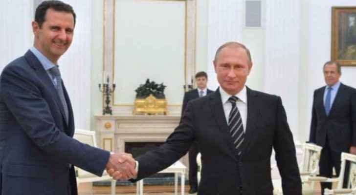 The Syrian President Bashar al-Assad With Putin