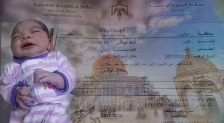 Meet baby 'Jerusalem.' (Roya News Arabic)