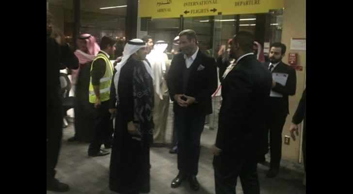 Hollywood star, John Travolta, arrives to Saudi Arabia. (Photo from: Social Media)