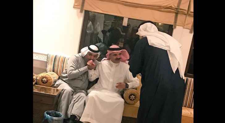 Photos for Ibrahim al-Assaf, a former finance minister and board member of Saudi Aramco after release. (Twitter: @saudistuf)