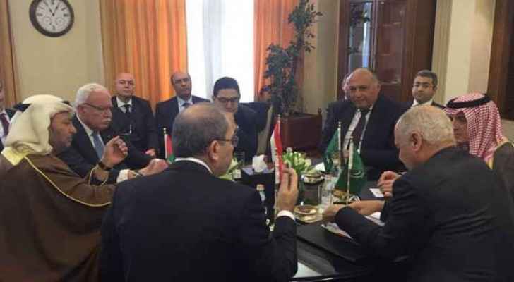 The meeting of the six-member Arab Ministerial Committee on Jerusalem began in Amman