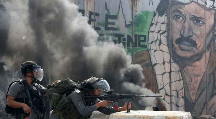 Clashes between the Israeli army and Palestinians 
