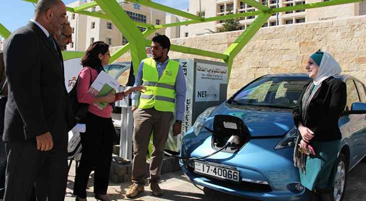 Electric cars were introduced in Jordan in mid 2015 (DAI Publications)