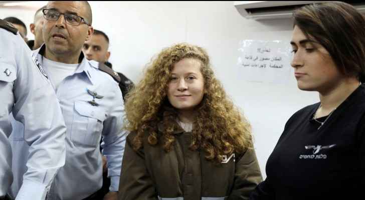 Ahed Tamimi during a trial 