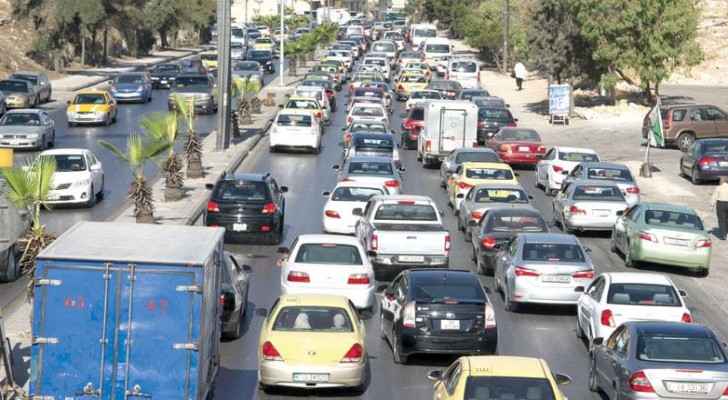 One of the busy streets in Amman. (The Jordan Times)
