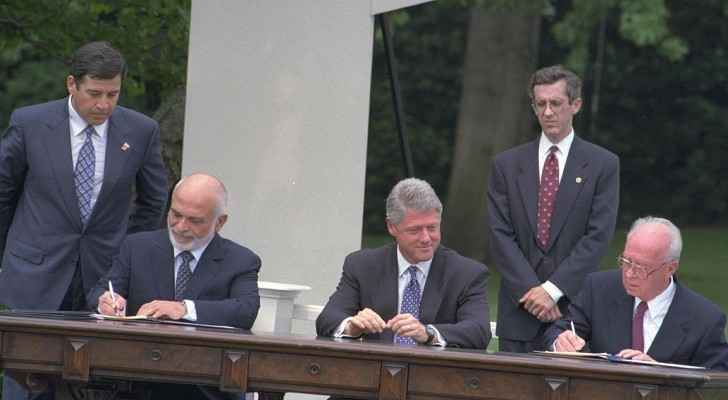 Jordan and Israel signed the peace treaty in 1994. 