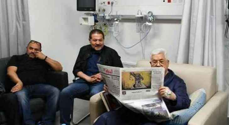 Abbas in Ramallah’s Arab Advisory Hospital.