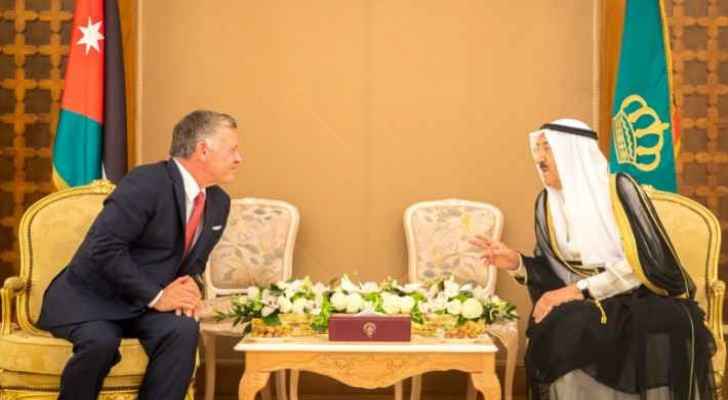 King Abdullah visited the Amir of Kuwait 