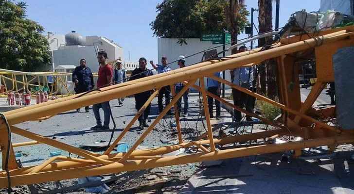 Abdali crane collapse: Four injured, solar panels damaged at House of Representatives