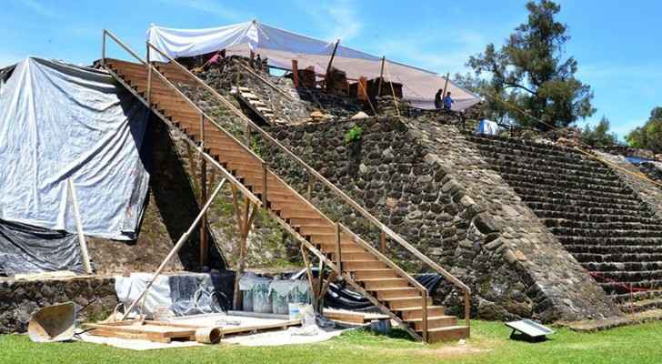 The  ancient shrine  was buried below Tláloc’s main temple. (SMITHSONIAN)