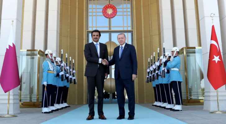 Qatar's Sheikh Tamim said his country is "standing by our Turkish brothers." (Twitter)