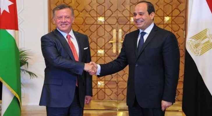 King Abdullah II and President Sisi. (Nile International)