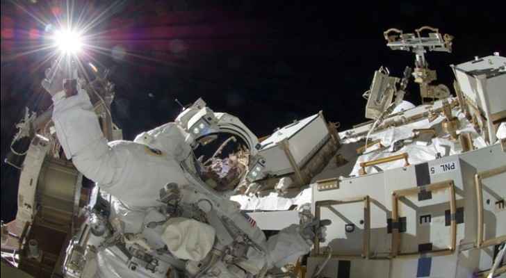 Spacewalk outside ISS