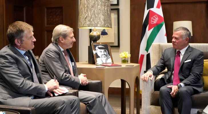 King receives EU Commissioner, discusses partnerships