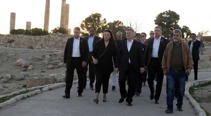 Macedonian President, First Lady visit Amman Citadel