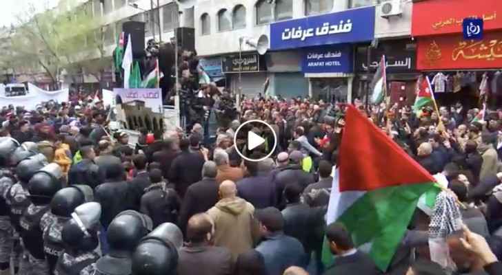 Mass national march in support of Palestine
