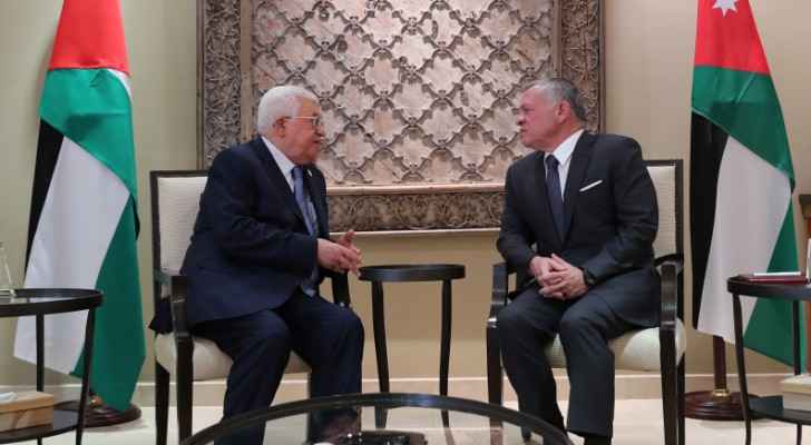 King receives Palestinian President