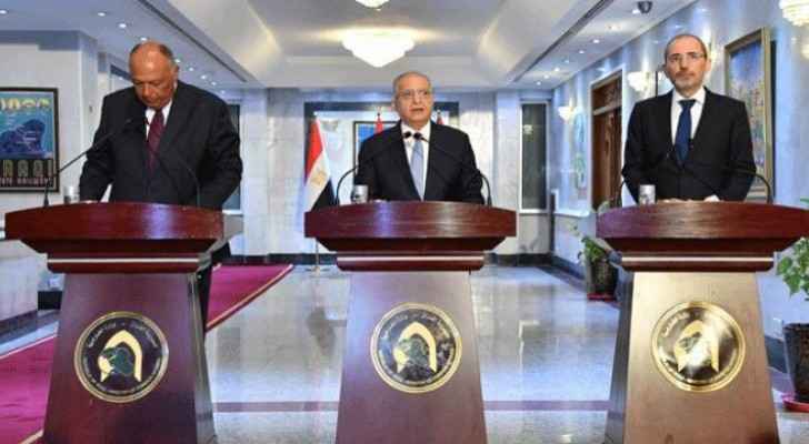 Jordanian, Iraqi, Egyptian foreign ministers discuss cooperation
