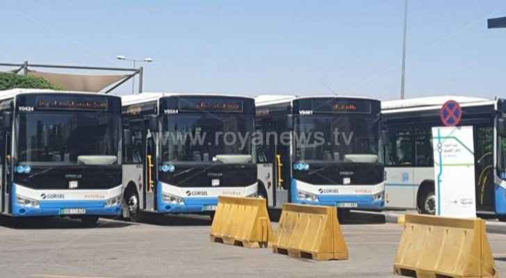 Buses operating through 'Amman Bus' to operate until 2 am as of tomorrow