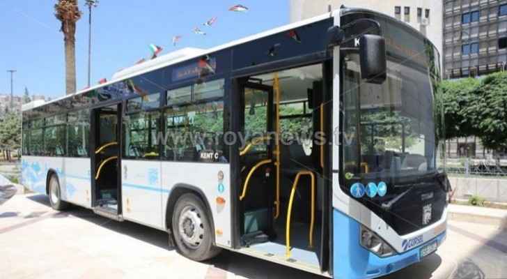 One million passengers boarded buses operating through 'Amman Bus' within two months