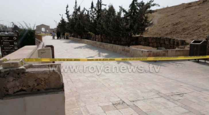 View photos from scene of Jerash stabbing incident