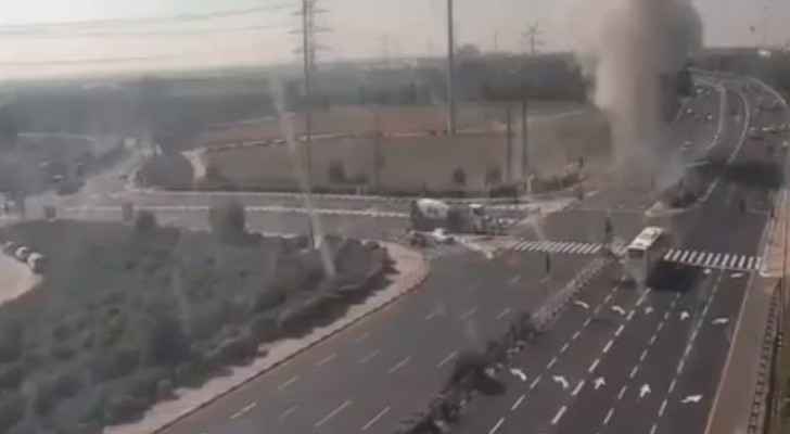 Watch moment when Palestinian resistance launched rocket near Gan Yavne settlement