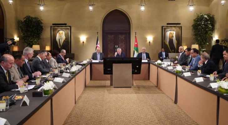 King meets Ajloun development master plan steering committee