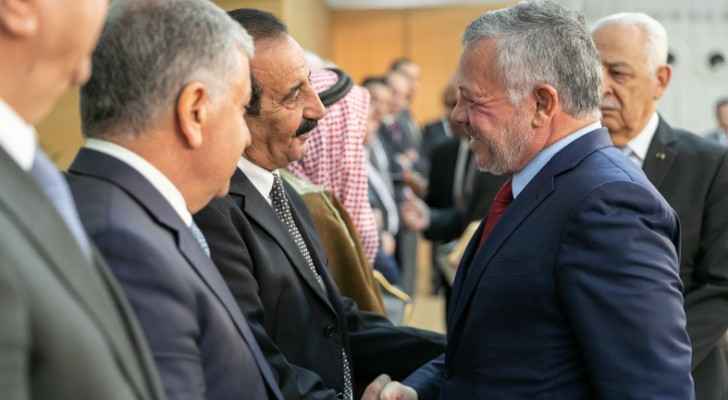 King meets Bani Hassan tribe leaders as part of Basman Forum meetings
