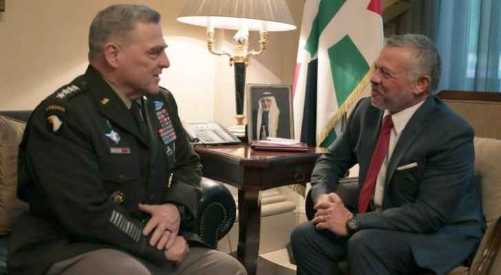 King meets US chairman of joint chiefs of staff
