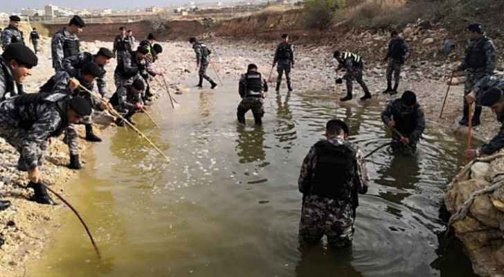 CDD cadres search for man swept away by flooding in Zarqa for the seventh day in a row
