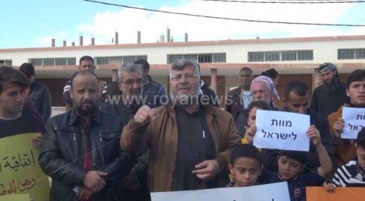 Dozens protest in Ma'an against Jordan-Israel gas agreement