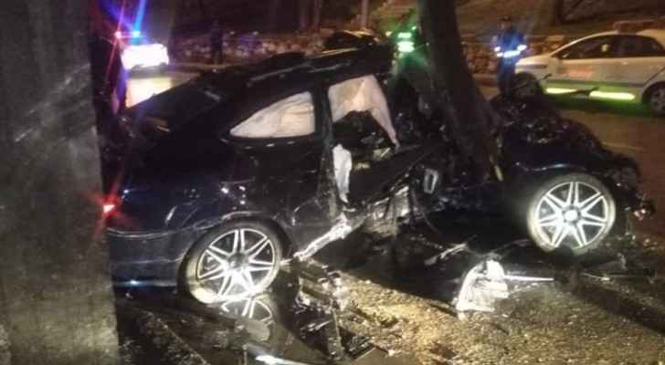 Horrific road accident leaves one dead, another injured
