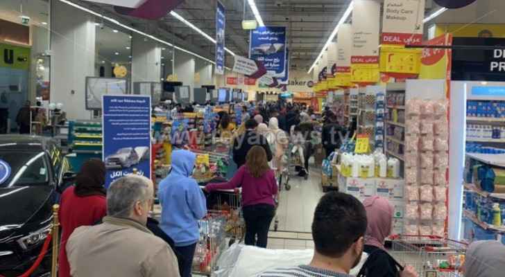 Photos: Shoppers start panic-buying as coronavirus fears continue to grow