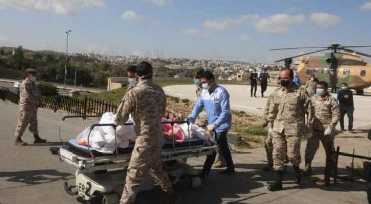 Jordanian injured in KSA transported to Jordan by royal decree