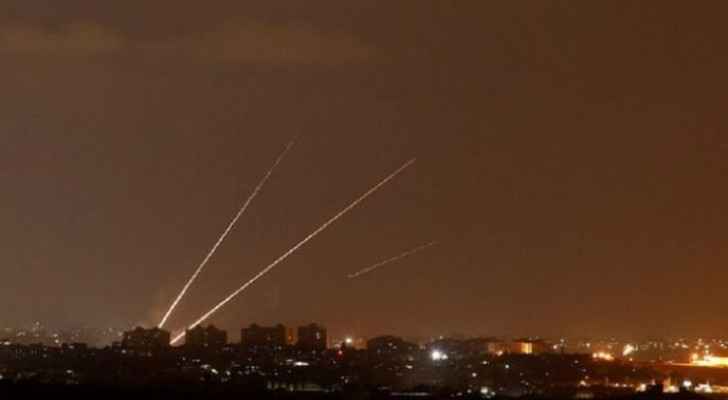 Palestinian resistance fires dozens of rockets towards Israeli Occupation