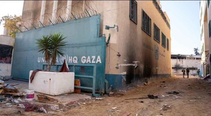 A damaged UNRWA site in the Gaza Strip. (File photo) 