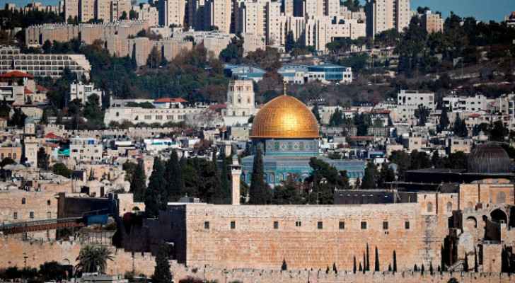 Dome of Rock inside Aqsa Mosque