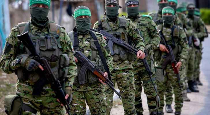 Fighters of Al-Qassam Brigades, the armed wing of the Hamas movement, in Rafah in the southern Gaza Strip. (April 27, 2020) (Photo: Flash90)